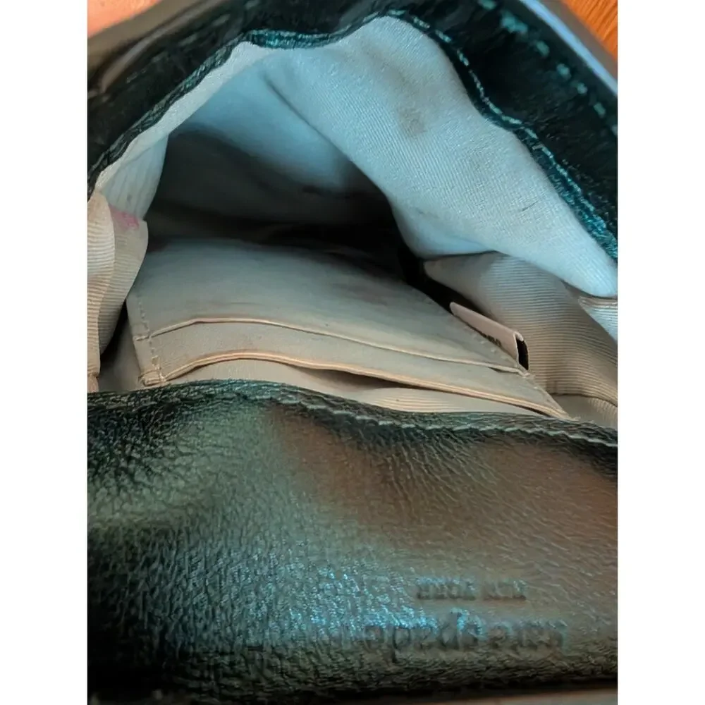 KATE SPADE Phone Bag Chain Strap‎ Evergreen EUC
